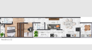 imagem 3 - Apartamento com 2 dormitórios à venda, 55 m² por R$ 424.000,00 - Vila Alice - Santo André/SP imagem 3 - Apartamento com 2 dormitórios à venda, 55 m² por R$ 424.000,00 - Vila Alice - Santo André/SP